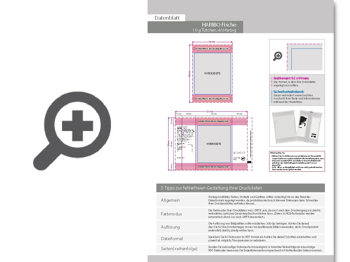 Product Bild haribo_fische__10g_t__tchen__4_0_farbig_einseitig_bedruckt